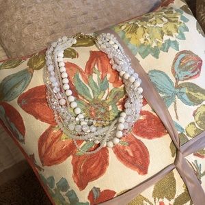Loft multi twisted beaded necklace